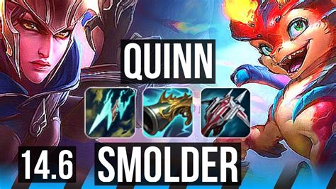 quinn runes|quinn vs smolder mid build.